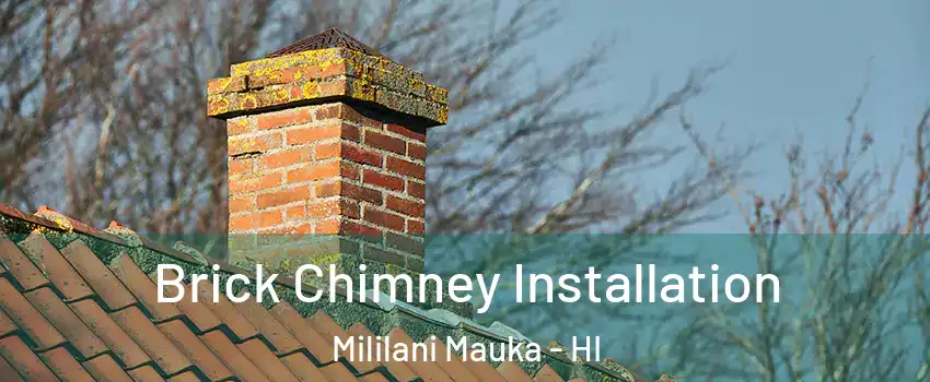  Brick Chimney Installation Mililani Mauka - HI