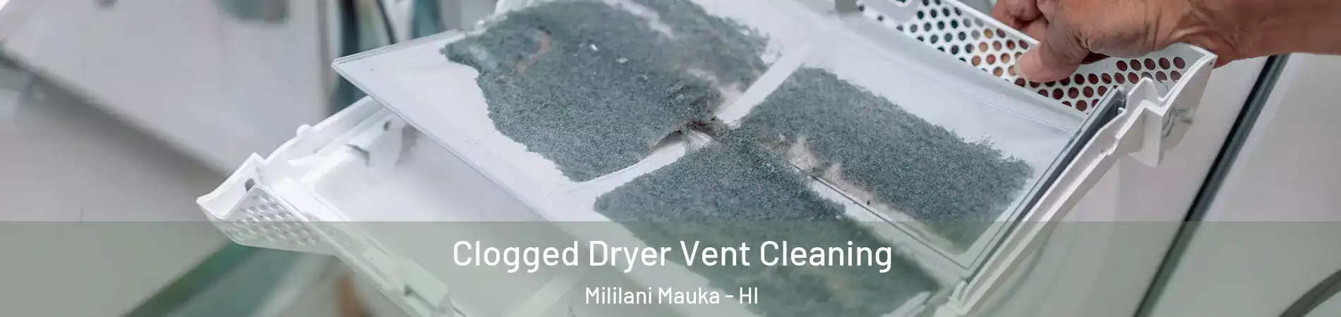  Clogged Dryer Vent Cleaning Mililani Mauka - HI
