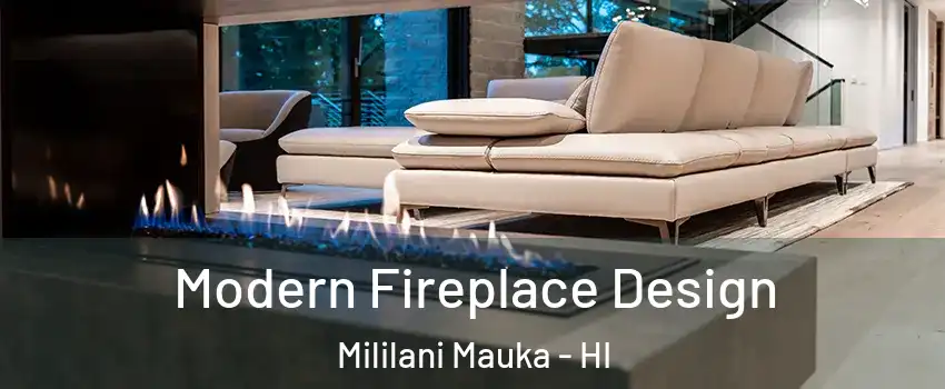  Modern Fireplace Design Mililani Mauka - HI