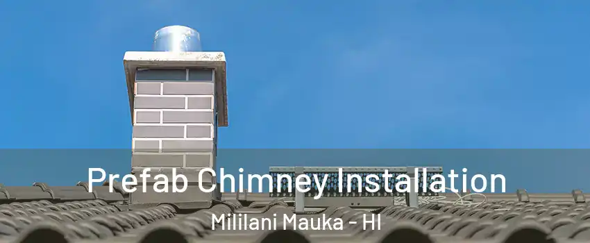  Prefab Chimney Installation Mililani Mauka - HI